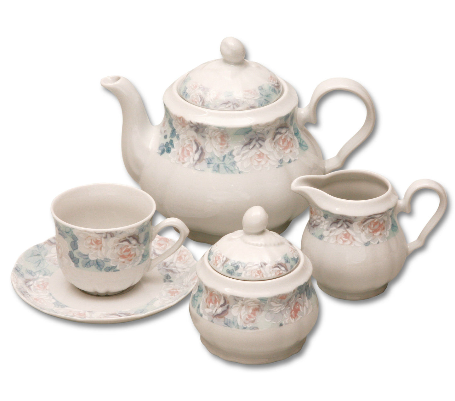 Rose Tea Set - flower