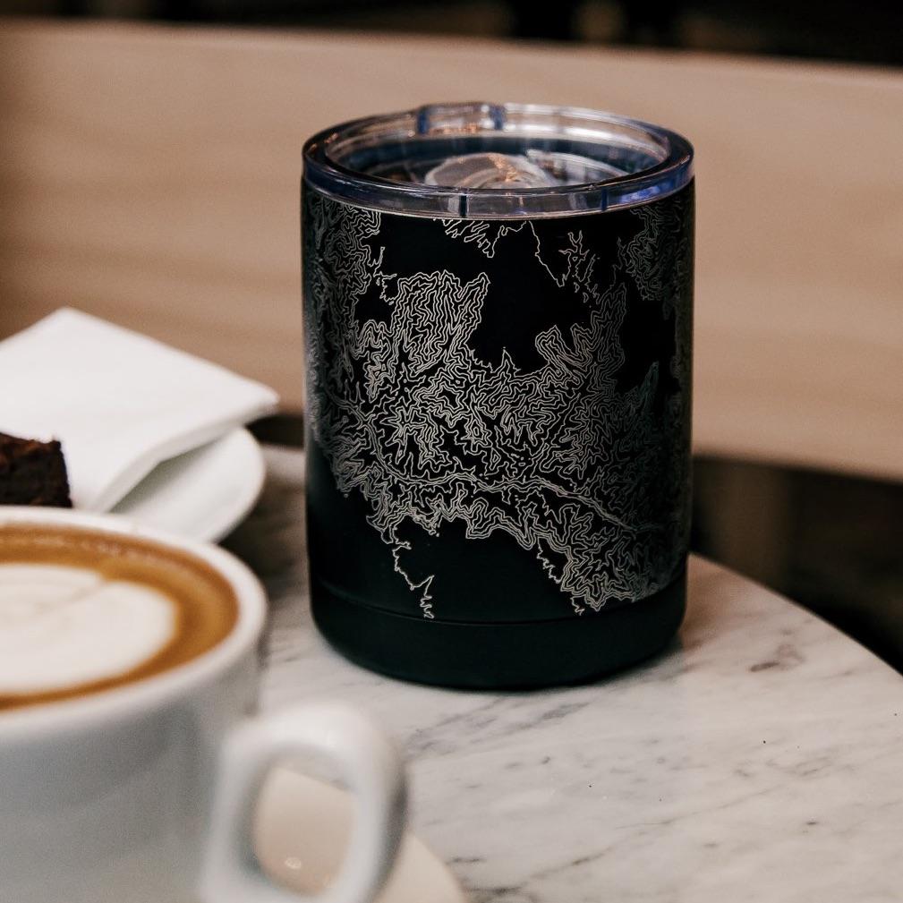Reading - Pennsylvania Map Insulated Cup in Matte Black
