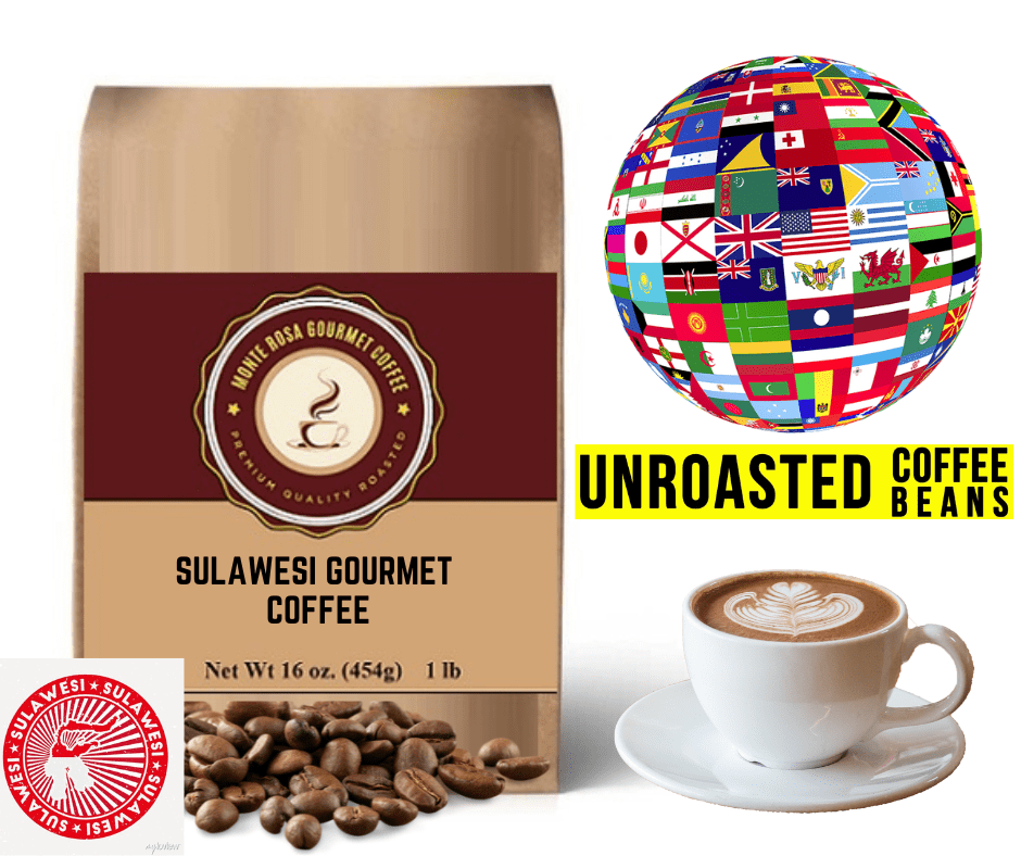 Sulawesi Gourmet Coffee - Green/Unroasted