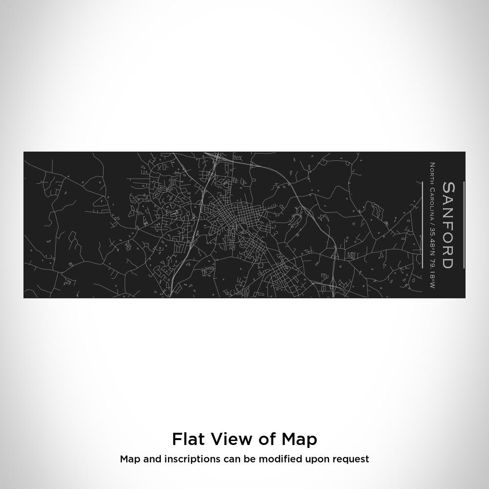 Sanford - North Carolina Map Insulated Cup in Matte Black