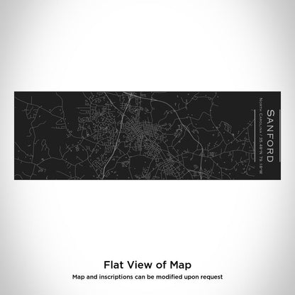 Sanford - North Carolina Map Insulated Cup in Matte Black