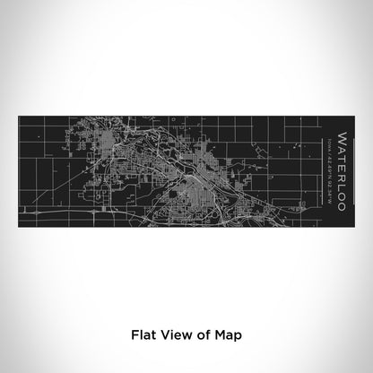 Waterloo - Iowa Map Insulated Cup in Matte Black